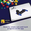 LEGO Technic Žemė ir Mėnulis Orbitėje Kosminiai Žaidimai Vaikams Nuo 10 Metų Saulės Sistemos Konstruktorius su Planetomis