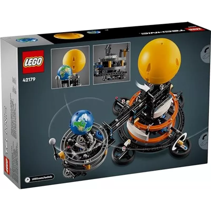 LEGO Technic Žemė ir Mėnulis Orbitėje Kosminiai Žaidimai Vaikams Nuo 10 Metų Saulės Sistemos Konstruktorius su Planetomis