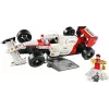 LEGO rinkinys McLaren MP4/4 Ayrton Senna 10330 — LEGO ICONS mastelio modelio vitrina