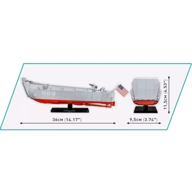 Statybinis rinkinys Cobi LCVP Higgins valtis 715 detalių amžius 8+