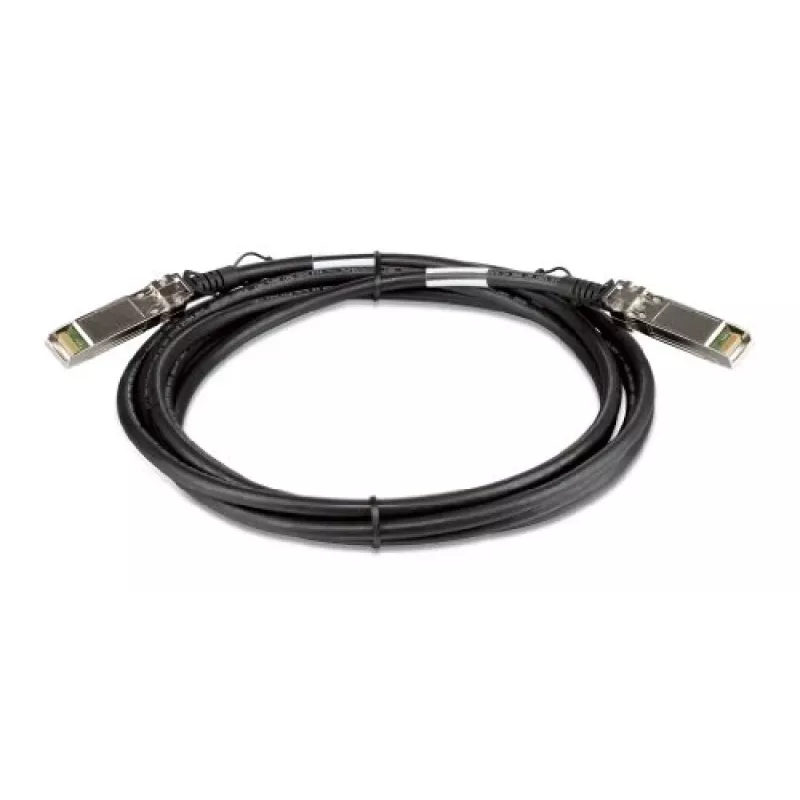 D-Link 3M SFP+ tiesioginio prijungimo jungiamasis kabelis, 3 m, SFP+, SFP+, kištukas/kištukas