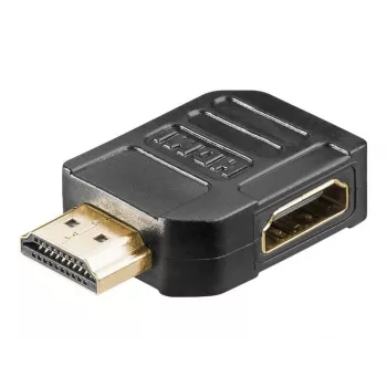 Wentronic Goobay a 344 G - HDMI adapteris - HDMI (F) į HDMI (V) - stačiakampis kištukas (51725)