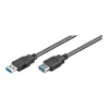 Wentronic Goobay USB 3.0 SuperSpeed ilginimo laidas, juodas, 3 m - USB 3.0 kištukas (A tipo) > USB 3.0 lizdas (A tipo) (93999)