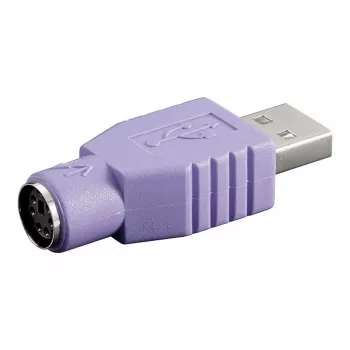 Microconnect USBA-M/PS2-F laido jungčių adapteris Violetinis