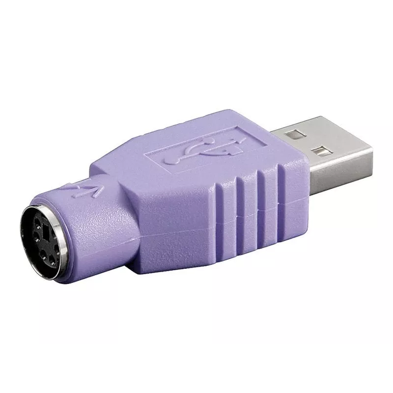 Microconnect USBA-M/PS2-F laido jungčių adapteris Violetinis
