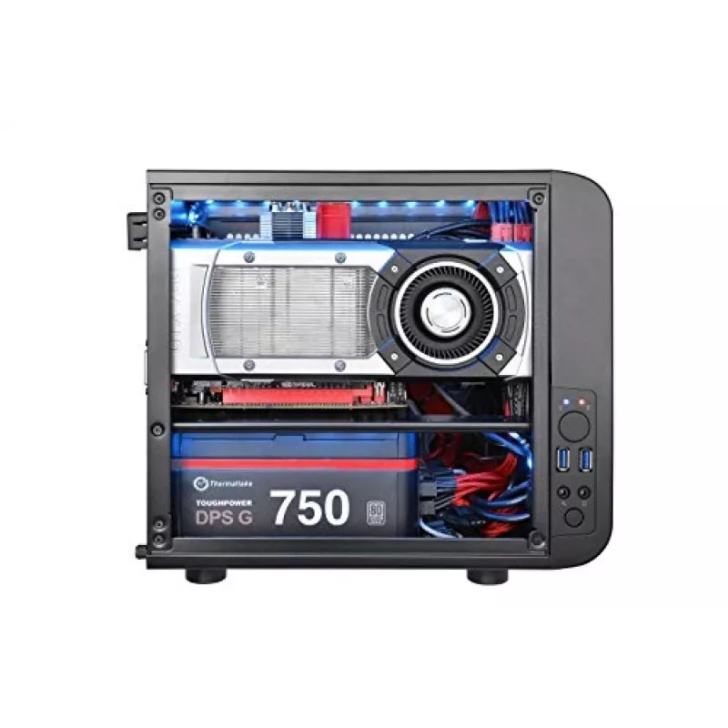 Thermaltake Core V1 Cube Juoda