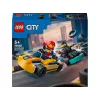 Konstruktorius LEGO 60400 City Kartingai su lenktynininkais – žaidimų rinkinys su minifigūrėlėmis ir transporto priemonėmis