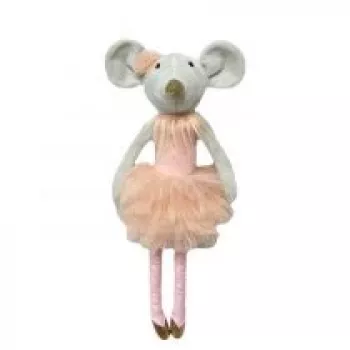 Pliušinis žaislas TULILO Mascot Pola pelė 38 cm – minkštas žaislas, pliušinė pelė 38 cm