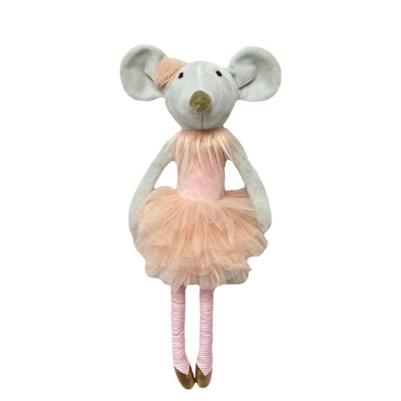 Pliušinis žaislas TULILO Mascot Pola pelė 38 cm – minkštas žaislas, pliušinė pelė 38 cm