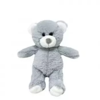 Minkštas žaislas TULILO Teddy Bear Mascot Olus 15 cm pilka pliušinė figūrėlė
