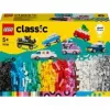LEGO Classic kūrybinės transporto priemonės – spalvingų automobilių modelių rinkinys su policijos automobilio žaislu ir 11023 klasikine žalia pagrindo plokšte 32x32, skirta pievos statybai