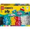 LEGO Classic kūrybinės transporto priemonės – spalvingų automobilių modelių rinkinys su policijos automobilio žaislu ir 11023 klasikine žalia pagrindo plokšte 32x32, skirta pievos statybai