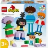 Konstrukcinis žaislas LEGO DUPLO 10423 statomų žmonių rinkinys, 71 detalė, amžius 3+, figūrų aukštis 260 mm