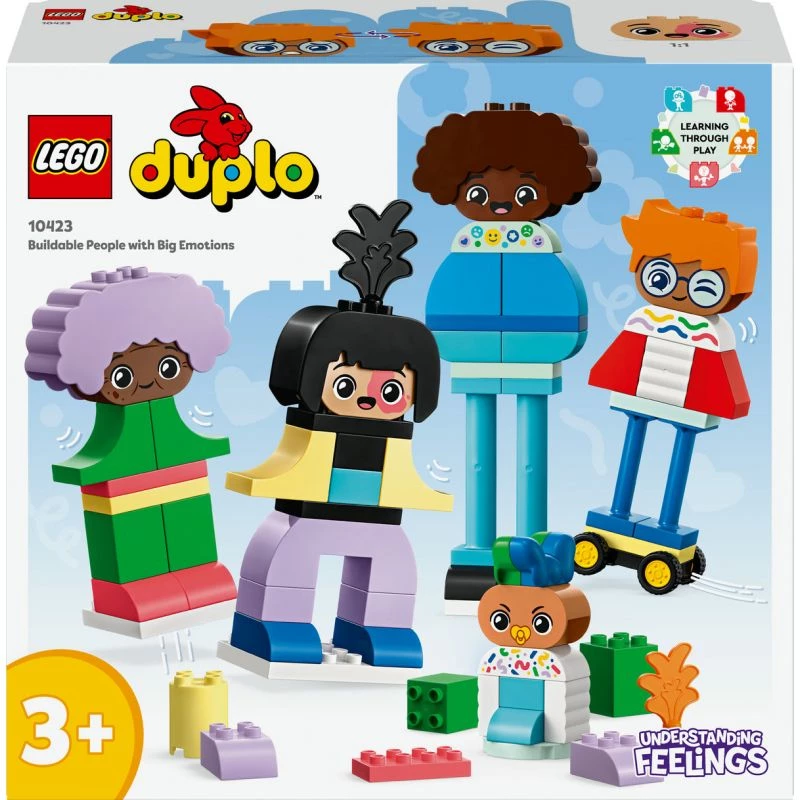 Konstrukcinis žaislas LEGO DUPLO 10423 statomų žmonių rinkinys, 71 detalė, amžius 3+, figūrų aukštis 260 mm