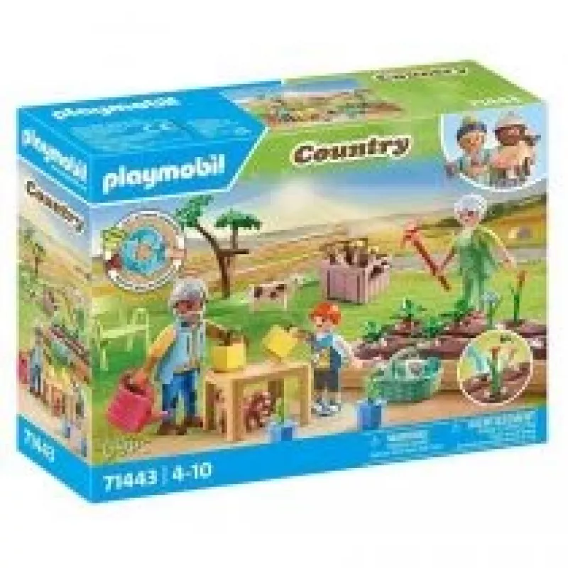 Playmobil 71443 Kaimas: Daržovių sodas su seneliais