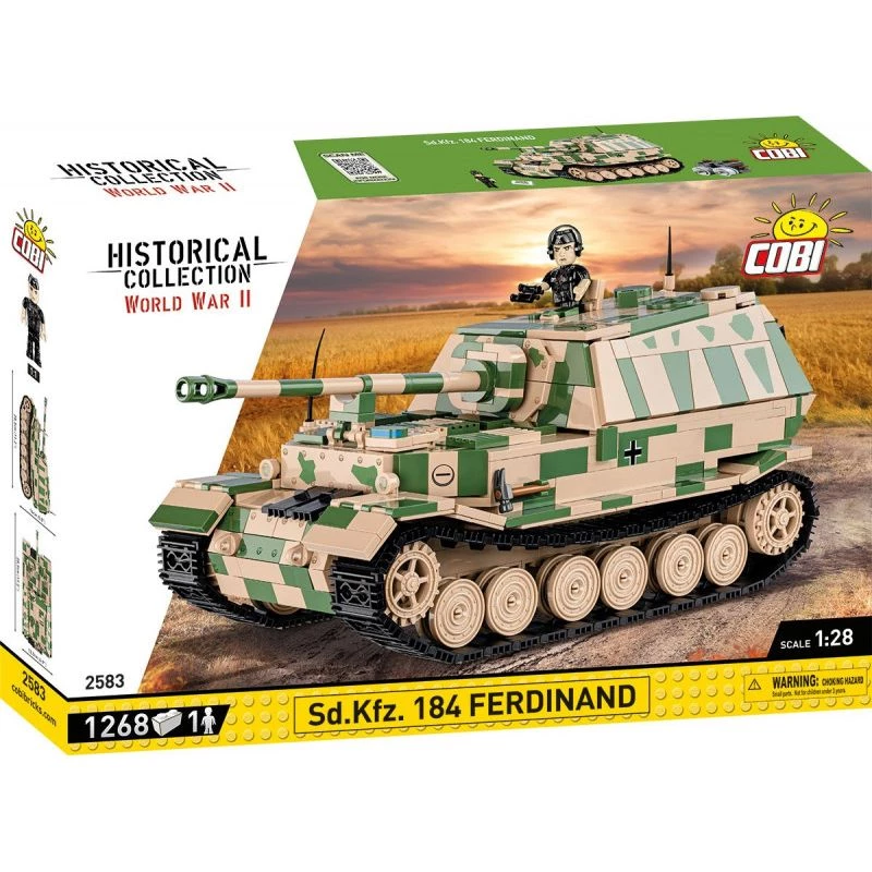 Cobi Historical Collection WWII SD. Vehicle. Ferdinand Tank, Multi