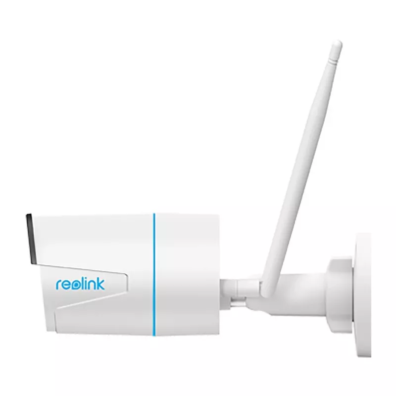 Reolink W320 - 5MP lauko apsaugos kamera, 2.4/5 GHz Wi-Fi, asmens/transporto priemonės/gyvūno aptikimas, 100 pėdų naktinis matymas
