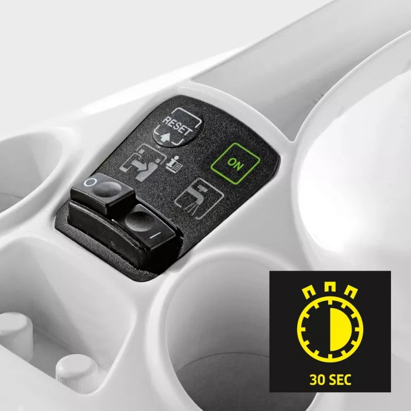 Cilindrinis garų valytuvas Kärcher SC 3 EasyFix — 1900 W, 0,5 L talpa, 3,5 bar, 2,2 m žarna
