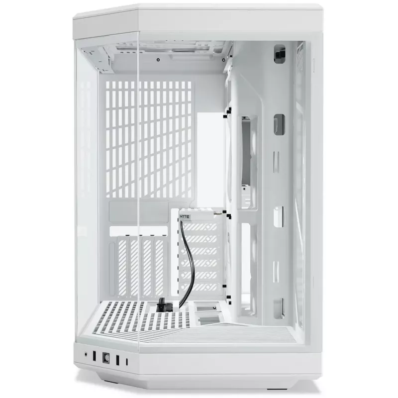 PC korpusas HYTE Y70 Midi Tower baltas – palaiko EATX, GPU iki 42,2 cm, CPU aušintuvo aukštis 18 cm