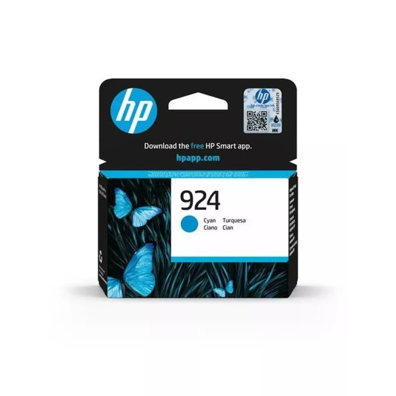 HP 924 žydra originali rašalo kasetė