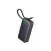 Powerbank 545 NANO 30W 10000mAh su įmontuotu USB-C laidu, juoda