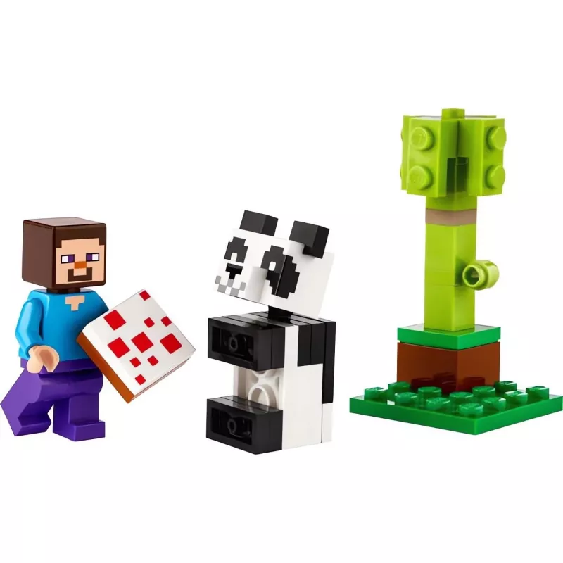 LEGO Minecraft Steve ir mažoji panda 30672 Polybag