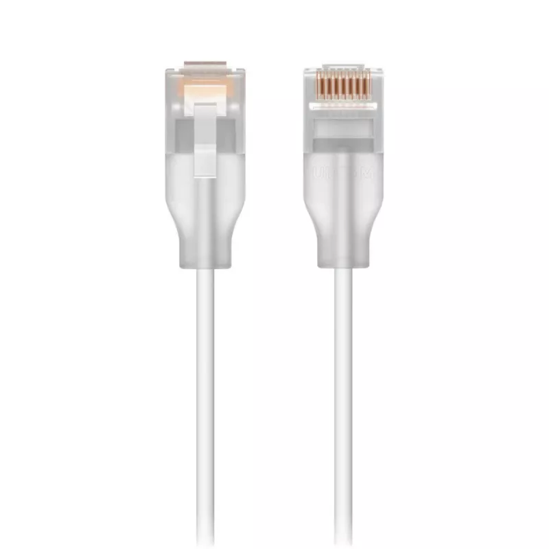 Ubiquiti UACC-Cable-Patch-EL-0.15M-W tinklo kabelis permatomas, baltas Cat6