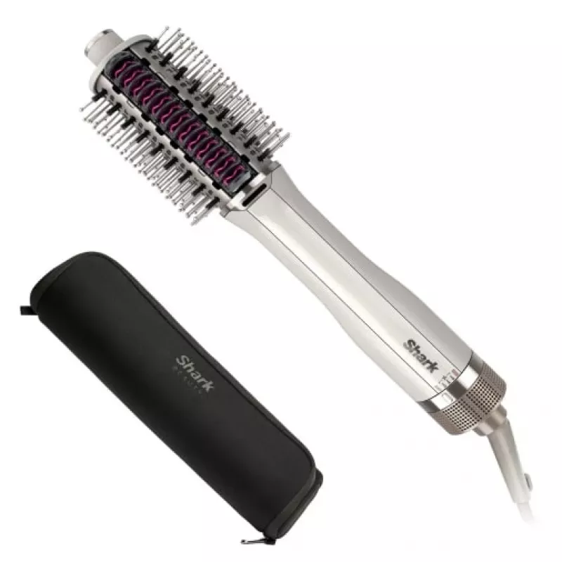 Karšto oro šepetys Shark SmoothStyle HT212EU — 900 W, 3 šildymo lygiai, sukamasis valdymas, 1,8 m laidas, dėklas