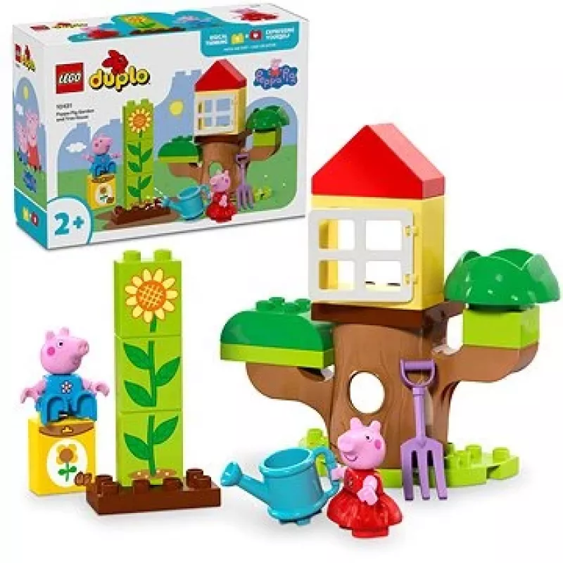 Lego 10431 Duplo Peppa Pig sodas ir medžio namelis