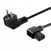 Maitinimo kabelis SAVIO CL-115 IEC C13 į kištuką, 1,2 m, juodas