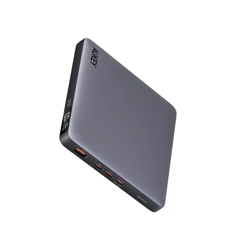 AUKEY Sprint X 20000mAh 100W nešiojamojo kompiuterio maitinimo blokas su PD3.0 - pilka