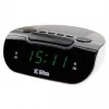 Radijas su laikrodžiu/žadintuvu LED, Eltra, 127x53x98 mm, pilka/baltas