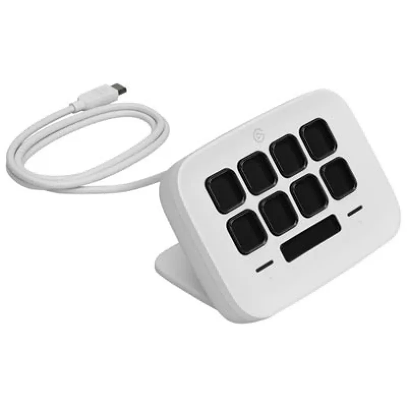 „Stream Deck Neo“ Elgato 10 mygtukų programuojamas valdiklis baltas