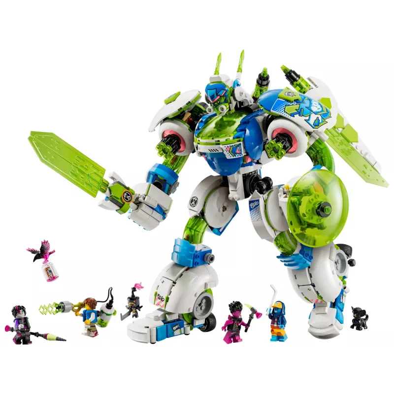Konstruktorius LEGO Mateo ir Z-Blob riterio mecha rinkinys 71485 — minifigūrėlė ir statomas mechaninis žaidimo rinkinys