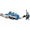 LEGO Star Wars kapitono Rekso Y-Wing mikrokovotojas – kolekcinis žaislas iš „Kloneų karų“ su minifigūrėle, skirtas 6+ metų berniukams