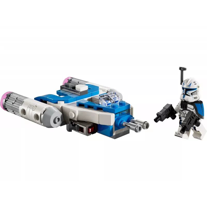 LEGO Star Wars kapitono Rekso Y-Wing mikrokovotojas – kolekcinis žaislas iš „Kloneų karų“ su minifigūrėle, skirtas 6+ metų berniukams