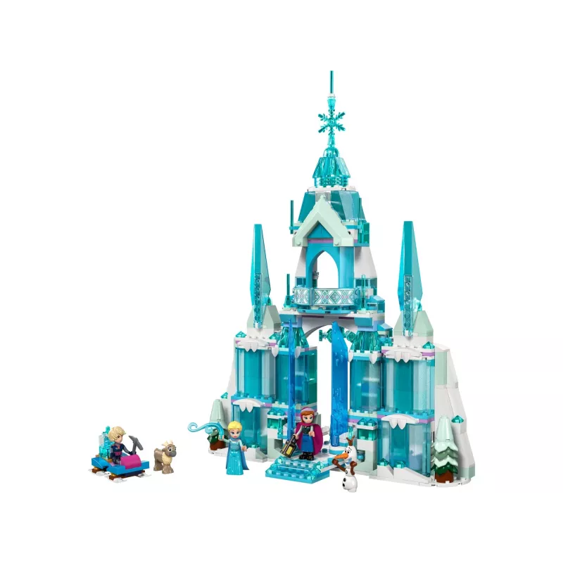 Konstruktorius LEGO Disney Princess Elsa's Winter Palace 43244 — statybos rinkinys kūrybiškam žaidimui