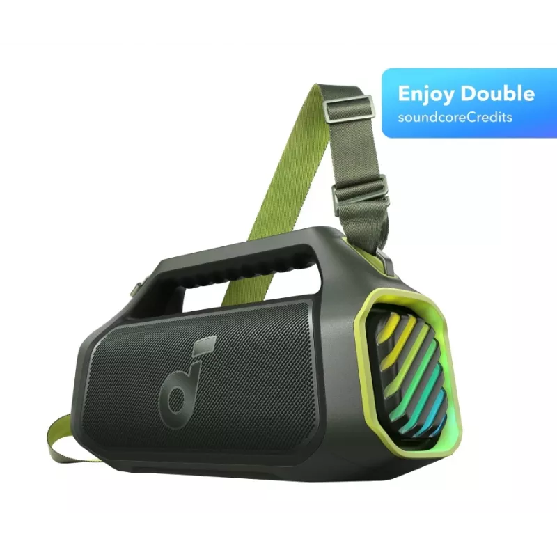 Boom 2 Plus | Galingas lauko bosinis Bluetooth garsiakalbis „Adventure Green“