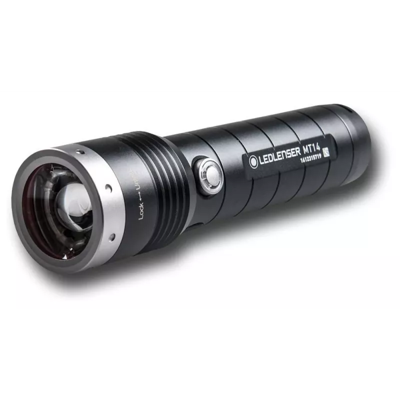 Led Lenser MT14 Hand flashlight Juoda,Sidabrinė