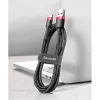 Mobiliojo telefono laidas Baseus 6953156278219 Raudonas 1m USB A USB C