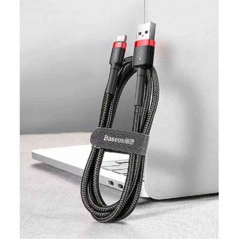 Mobiliojo telefono laidas Baseus 6953156278219 Raudonas 1m USB A USB C