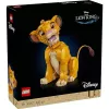 LEGO Disney Jaunasis Simba iš Liūto karaliaus kolekcinė gyvūno figūrėlė konstravimo rinkinys modelio rinkinys suaugusiems namų ar biuro dekorui nostalgiška dovanų idėja