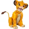 LEGO Disney Jaunasis Simba iš Liūto karaliaus kolekcinė gyvūno figūrėlė konstravimo rinkinys modelio rinkinys suaugusiems namų ar biuro dekorui nostalgiška dovanų idėja
