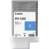 “Canon PFI-120C” rašalo kasetė, 1 vnt., Originali, žalsvai mėlyna
