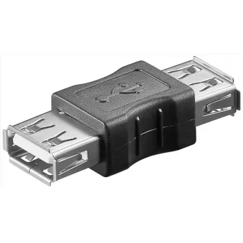 Microconnect USBAFAF jungčių adapteris USB A juodas