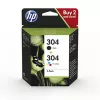 HP 304 2 rinkinys juoda/trispalvė originali rašalo kasetė