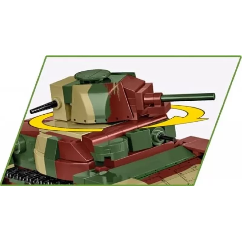 Cobi Historical Collection WWII Tipas 95 Ha-Go Tank, Multi
