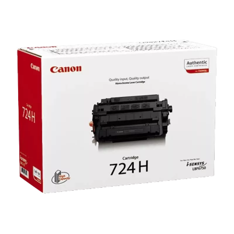 Canon CRG-724H tonerio kasetė, 1 vnt., Originali, juoda