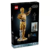 LEGO konstruojama figūrėlė Star Wars C-3PO modelis 75398 — 1 138 detalės, 380 mm aukščio kolekcinis eksponatas
