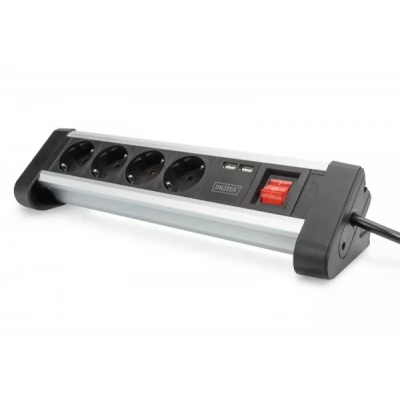 Kištukinis lizdas Digitus DA-70614 su 2 USB prievadais